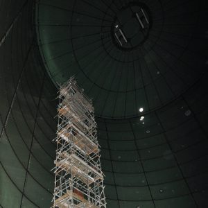 <h4>Trowbridge STW, Bournemouth  .</h4> <p>An 18-metre independent tower, to give access to fit pipework in a digester, the digester was coated with a glass-like material, therefore the scaffold had to be constructed so that it did not scratch the sides of the digester .</p>