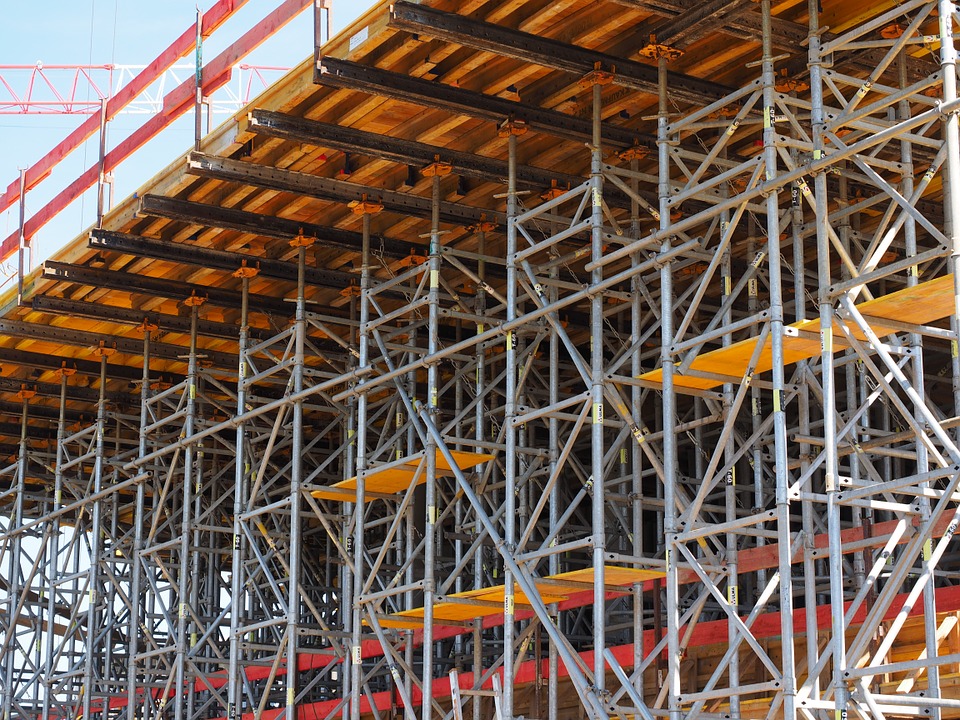 An image of scaffolding